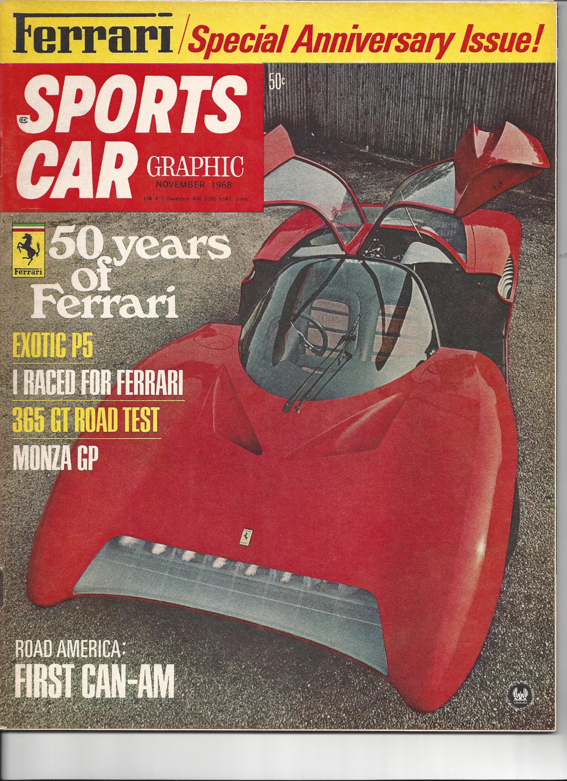Журнал Sports Car Graphic 1968 11